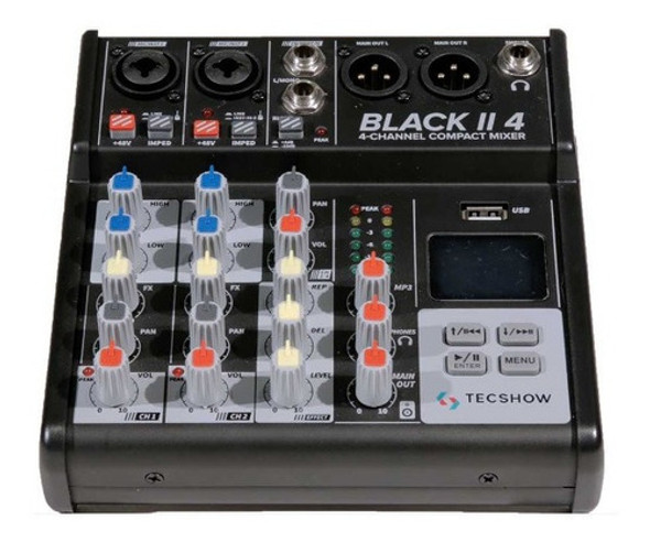 Consola Black Ii 4 Tecshow Graba Reproduce Usb Bluetooth!!! 0 Consola Black Ii 4 Tecshow Graba Reproduce Usb Bluetooth!!! 0