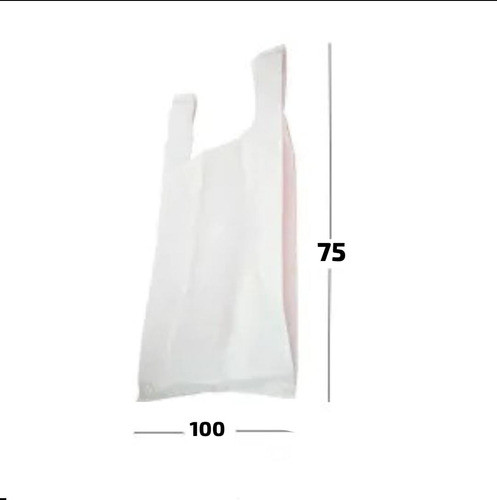 100 Sacola Alça De Camiseta 75x100cm Personalizada R5610 1