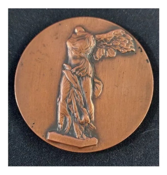 Medalla Academia De París Premio Poesia Y Canto 60 Mm - 305 0