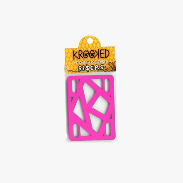 Pads Skate Krooked Rosa Macio 1/8 Pink Soft 3mm Importado 1 Pads Skate Krooked Rosa Macio 1/8 Pink Soft 3mm Importado 1