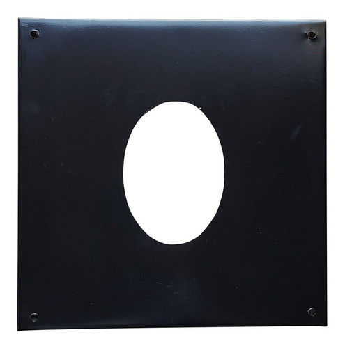 Tapa Muro De Pared Negra 4 Pulgadas Instalación Salamandras 0