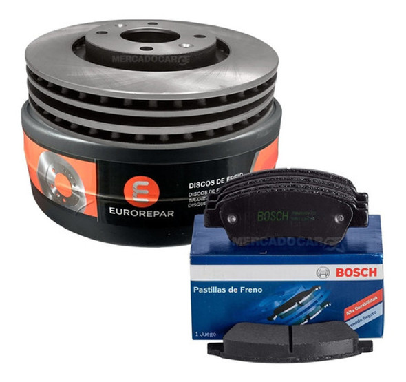 Discos Freno Del + Pastillas 206 207 208 307 C4 C3 1.6 16v 0