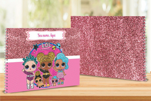 Caderno De Desenho Lol Personalizado C/nome 100fls 1