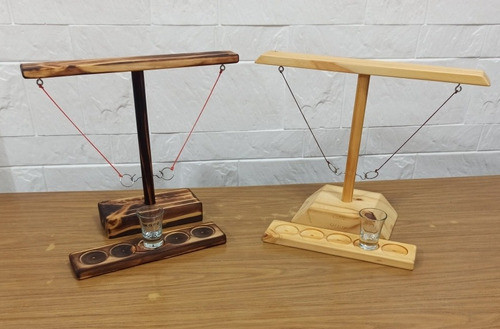 Juego Para Previa, Aros Pendulo Madera 1