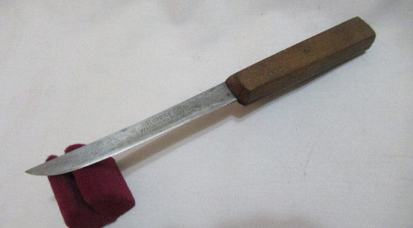 Antiguo Cuchillo Acero Carbón Nichols Bros Greenfield (5774) 0