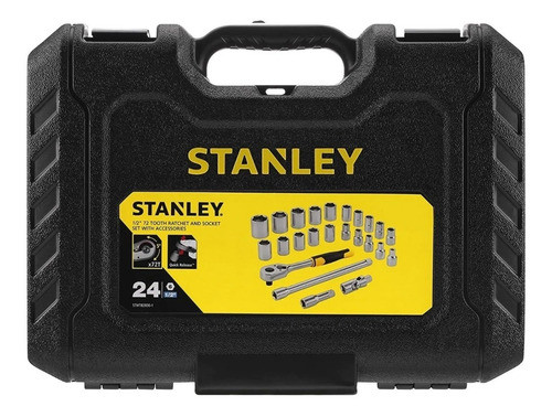 Set De Tubos 1/2 Stanley Stmt82830-1 24 Piezas 1