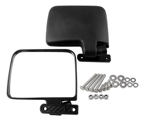 Um Par Preto Universal Golf Cart Retrovisores Retrovisores 1