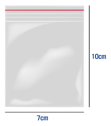 Saco Saquinho Zip N3 Abre E Fecha 10x7 Cm - 100 Unid 1