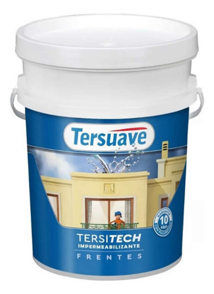 Pintura Tersuave Impermeabilizante Frentes 1lt Elastomerico 0