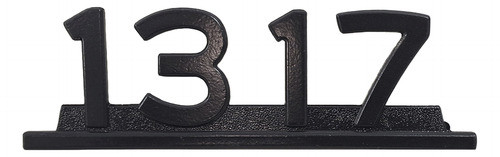 Emblema Caminhão Mb 1317 Preto De Ferro Zamak (1 Pç) 1