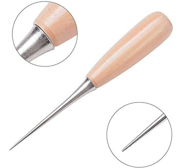 Punzon Lezna P/ Cuero Artesanos Talabarteria Encuadernacion 0