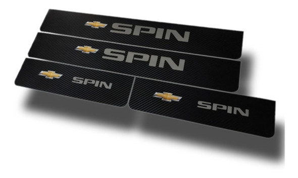 Cubre Zocalos Carbono  Chevrolet Spin 0