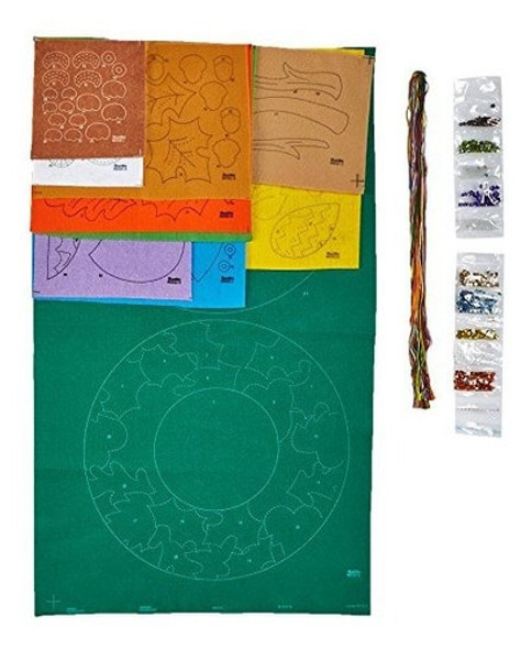 Aplique Bucilla Fieltro Para Colgar En La Pared Kit 17 Por 1 1