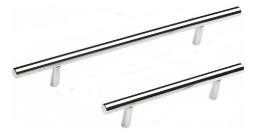 Puxador Haste Inox Escovado 07 Peças 256mm + 04 Peças 448mm 0