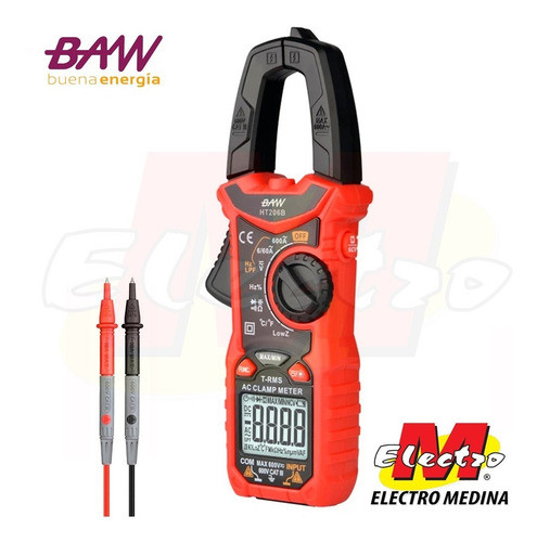 Pinza Amperometrica Digital Capacimetro Baw Electro Medina 0