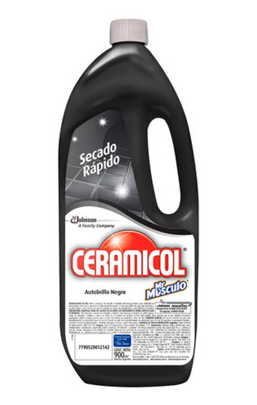Autobrillo  Negro 800 Ml Ceramicol Ceras P/pisos 0
