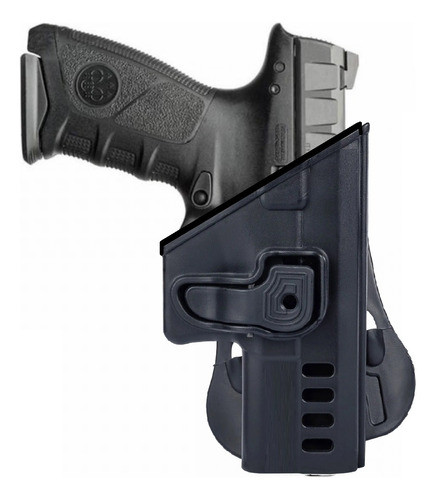 Coldre Externo Destro Ostensivo P/ Pistola Beretta Apx 9mm 0