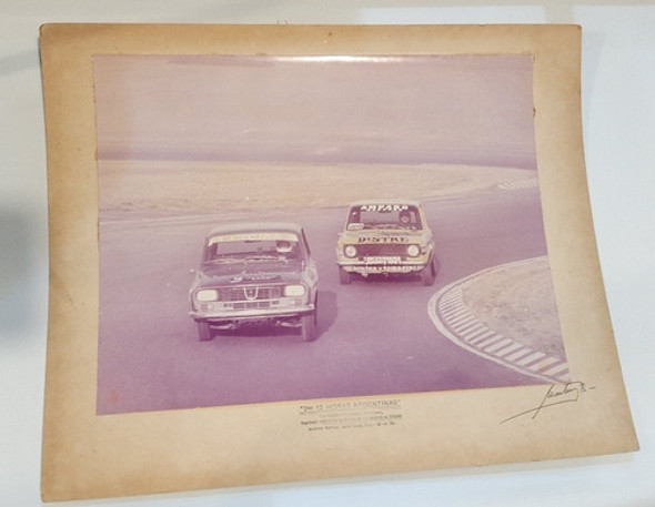 Turismo Carretera Antigua Foto Original Firmada Ro 1204 0