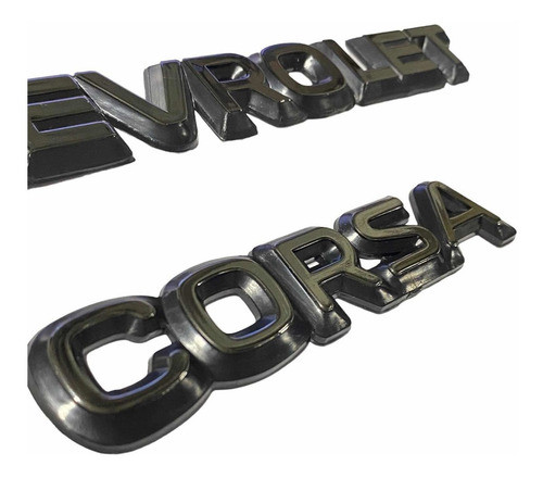 Emblema Chevrolet Corsa Wind 94 95 96 97 98 Dupla Face Par 1