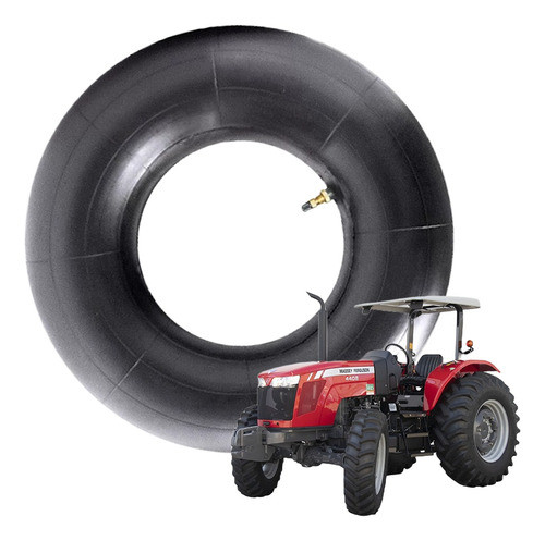Câmara De Ar Uso Pneu 12.4-24 Válvula Tr-218a Agrícola 0