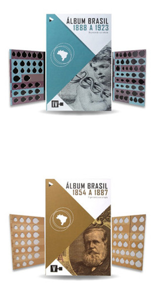 Kit 2 Álbuns Ilustres, Império, Réis Promoção 0