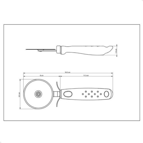 Cortador Para Pizza Tramontina Inox Cabo Polipropileno 1