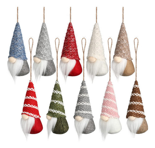10 Adornos Colgantes De Gnomos Adorables Gnomos De Navidad H 1 10 Adornos Colgantes De Gnomos Adorables Gnomos De Navidad H 1