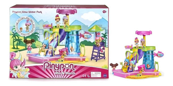 Pinypon Parque De Agua Playset 2 Figuras + Accesorios Famosa 0