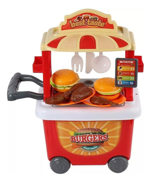 Carrito De Hamburguesas Y Comida Rápida 35 Piezas 50686 1