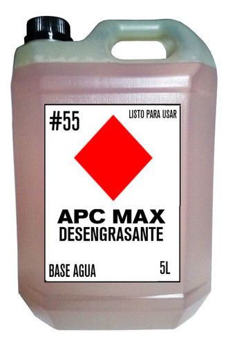 Desengrasante Apc Max 5 L Listo Para Usar 0