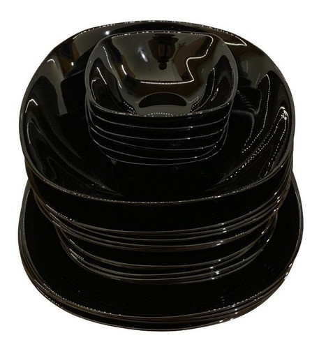 Juego De Platos Vidrio Templado X 17 Piezas 0