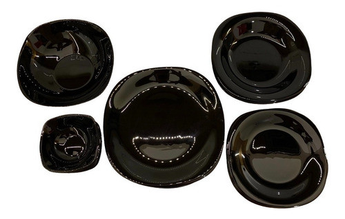 Juego De Platos Vidrio Templado X 17 Piezas 1