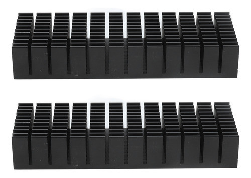 2 Unidades De Aletas De Resfriamento, Radiador Elétrico De A 1