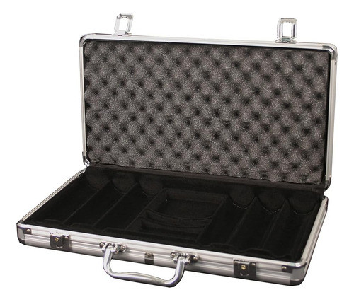 Funda Da Vinci De Aluminio Para 300 Chips, Plateada, Capacid 0