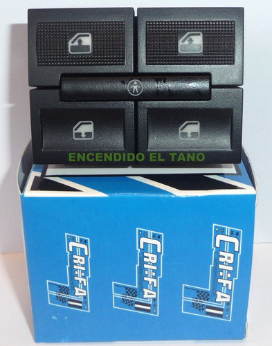 Tecla Levantavidrios Volkswagen Gol 3 Cuadruple 1