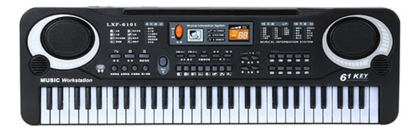 Chaves Chave Teclado Eletrônico Preto Digital Música 61conse 0