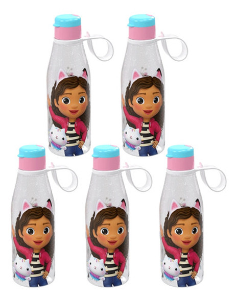 5 Garrafas Casa Mágica Da Gabby Lembrança Festa Infantil 0