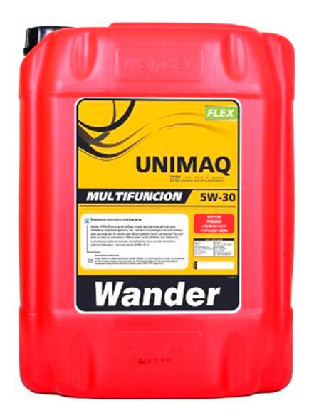 Aceite Agricola/vial 5w30 Wander Balde X 20 Lts - Ng Seller 0