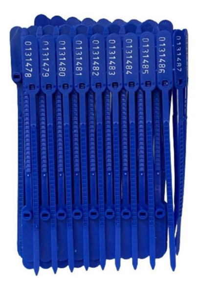 2000 Lacre Segura Malote Numerado 17cm Espinha De Peixe 0