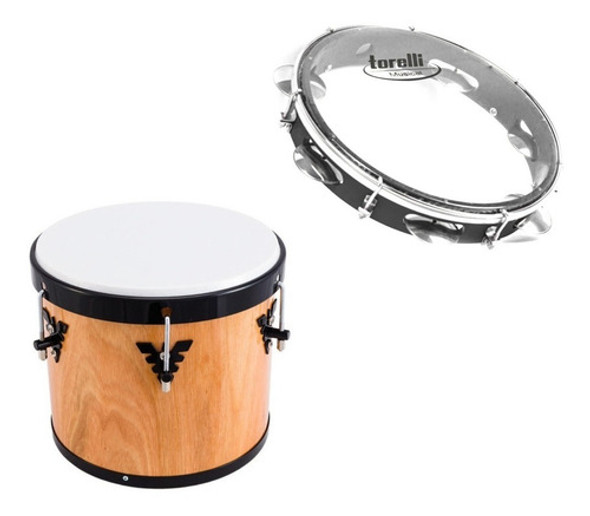 Kit Repique 30x10'' Phx Com Pandeiro Torelli 0