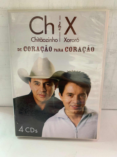 Chitaozinho E Xororo De Coração Para Coração Cd Original 0