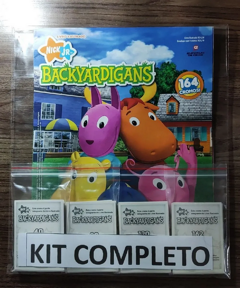 Backyardigans 2007 Sticker Album by Emporium de Ideias – Complete with 162 Loose Stickers (Used, Softcover) Backyardigans 2007 Sticker Album by Emporium de Ideias – Complete with 162 Loose Stickers (Used, Softcover)