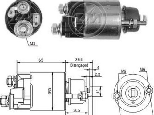Solenoide O Automatico De Arranque Zm 703 0