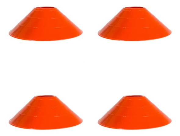 Pack 10 Conos Tortugas Pvc Entrenamiento Deportivo Fluo 0