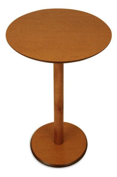 Mesa Lateral Alta Bowie Redonda Ideal Para Sala 40 Cm 0