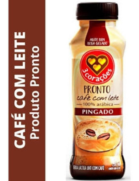 Bebida Lactea Cappuccino Pingado 3corações 260ml 0 Bebida Lactea Cappuccino Pingado 3corações 260ml 0