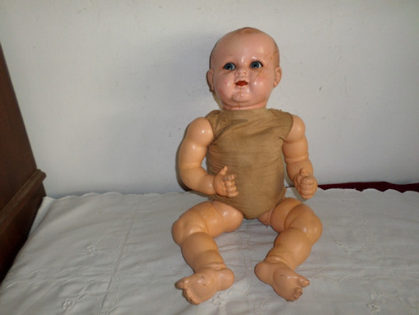 Antiguo Muñeco Bebote De Pasta Aleman Cabeza Para Restaurar 1