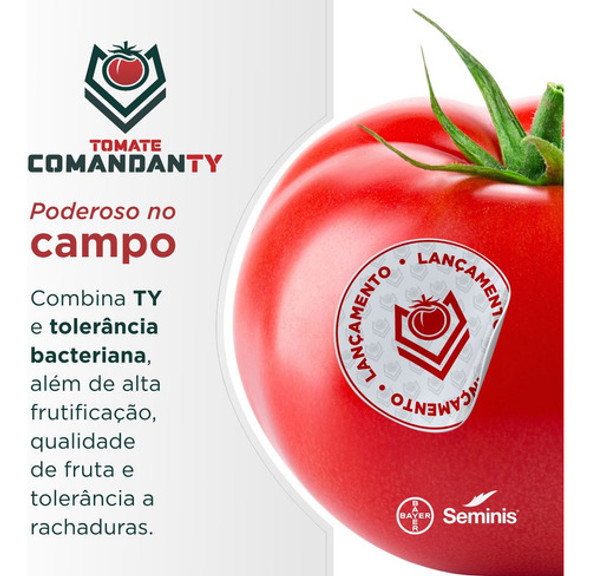 Semente De Tomate Hibrido Comandanty Seminis 1.000 Sementes 1 Semente De Tomate Hibrido Comandanty Seminis 1.000 Sementes 1