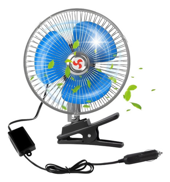 Ventilador Giratorio Metalico Camion 24v Universal 8 PuLG 0 Ventilador Giratorio Metalico Camion 24v Universal 8 PuLG 0