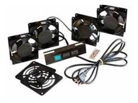 Kit Ventilação Para Rack Servidor (exaustor)  04 Vent. 0